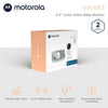 Motorola Nursery Baby Monitor VM482 con Fotocamera Visione Notturna 2.4
