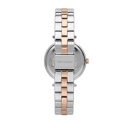Trussardi T-Shiny – Orologio Donna Bicolor Silver e Oro Rosa (R2453145516)