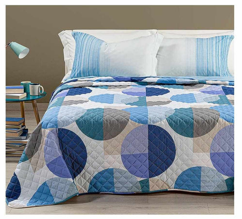 CALEFFI TRAPUNTINO COPRILETTO TRAPUNTATO LIDO LETTO SINGOLO 1 PIAZZA COTONE