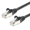 Cavo di rete Patch in Rame Schermato Cat. 5e Nero F/UTP 15 m