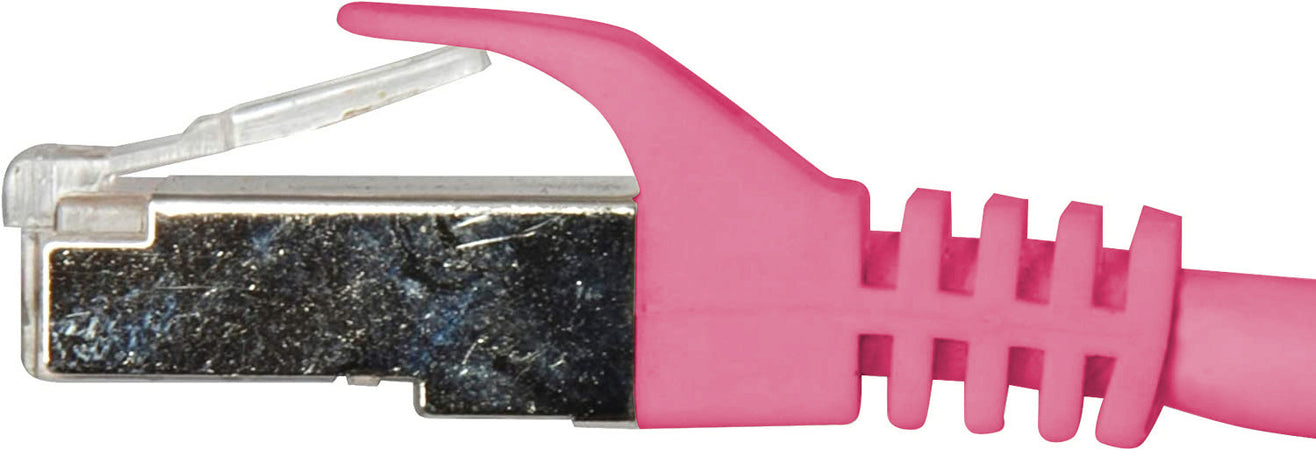 Cavo di rete Patch in CCA Schermato Cat. 6 Rosa F/UTP 1 m Bulk