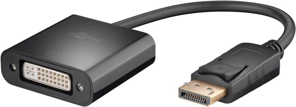 Cavo Monitor DisplayPort Maschio a DVI-D Femmina 20 cm Nero