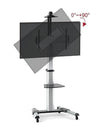 Supporto a Pavimento con una Mensola Trolley TV LCD/LED/Plasma 37-70''