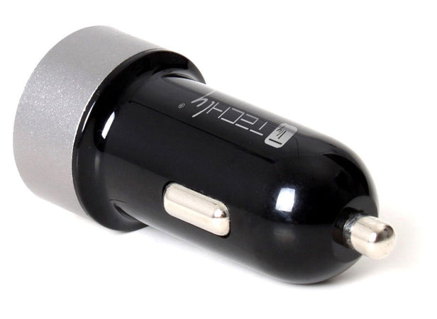 Caricatore da Auto Universale 2 Porte USB con Uscita 4,8A Nero