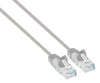 Cavo patch di rete Cat6 UTP Slim 0,5 m grigio