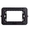 Supporto Smart44 con Viti per Scatole Rettangolari 3 Moduli