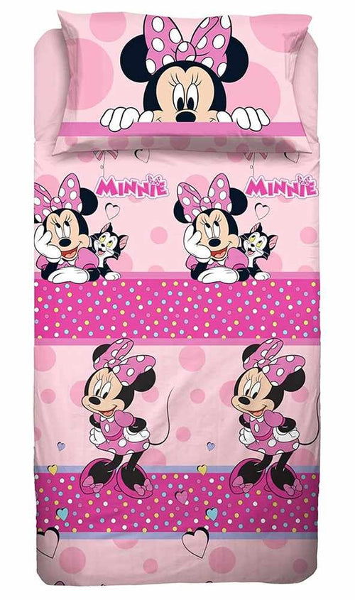 MINNIE COMPLETO LENZUOLA SINGOLO 1 PIAZZA DISNEY HERMET