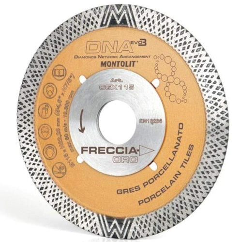 Montolit CGX115 Freccia Oro – Disco diamantato gres 115 mm