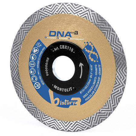 Montolit DNA CBX – Disco diamantato gres porcellanato