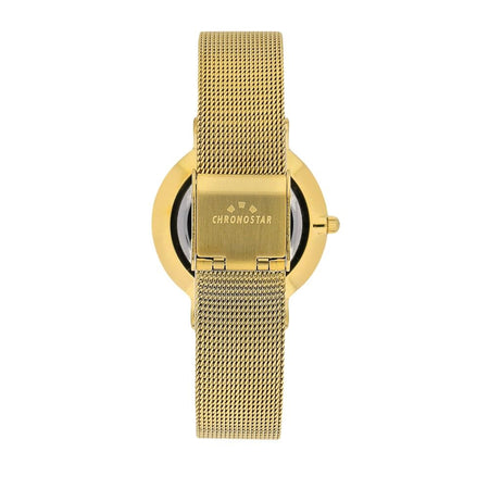 Orologio CHRONOSTAR donna Preppy dorato / nero -  32 mm
