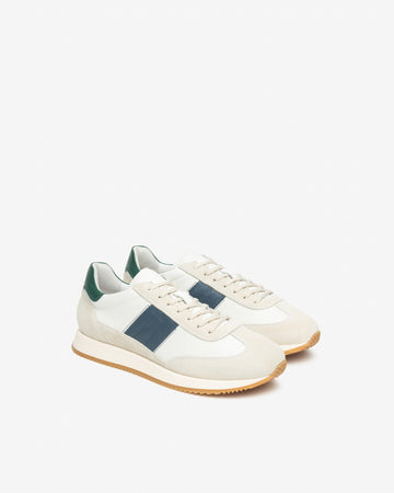 Nero Giardini sneakers uomo in pelle yougurt bianco E601112U714