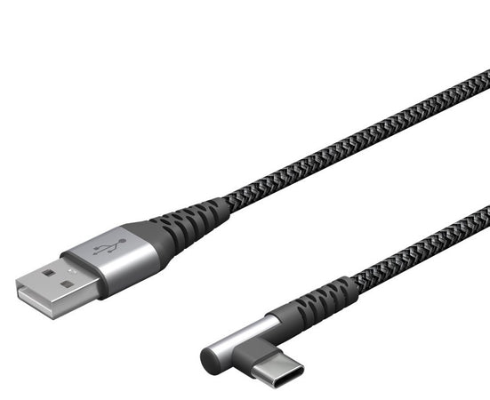 Cavo USB-C&trade Maschio Angolato a USB-A Dritto 0,5m