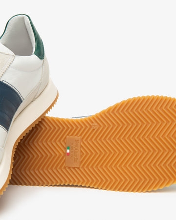 Nero Giardini sneakers uomo in pelle yougurt bianco E601112U714