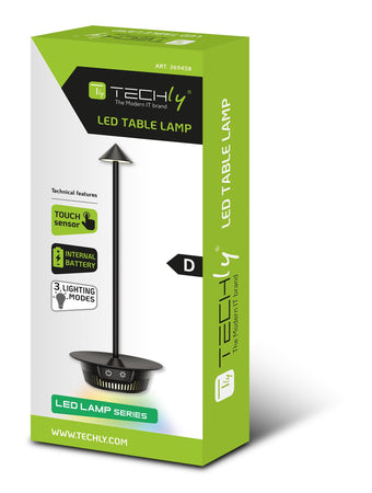 Lampada LED Multicolore da Tavolo Dimmerabile Batteria Ricaricabile Alimentazione USB-C&trade