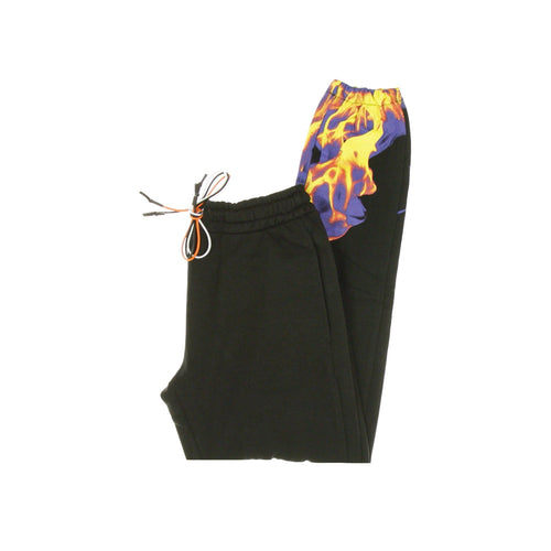 IHS Pantalone Tuta Leggero Uomo Multi Flames Black da uomo