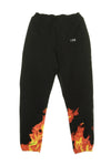 IHS Pantalone Tuta Leggero Uomo Flames Black da uomo