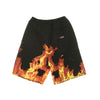 IHS Pantalone Corto Tuta Uomo Flames Black da uomo