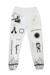 IHS Pantalone Tuta Leggero Uomo Manifesto White da uomo
