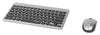 Kit Mini Tastiera Slim e Mouse 1200 Dpi Wireless, MWK4095