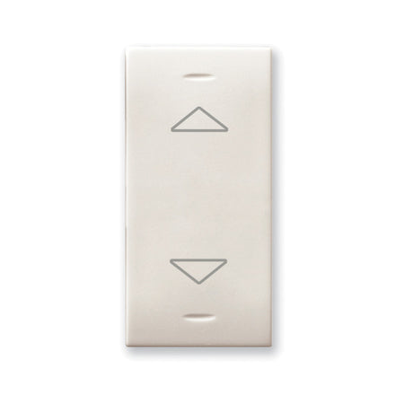 Domus S44 Commutatore 2 Pulsanti 1P 10AX 250V Bianco Lucido