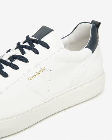Nero Giardini sneakers uomo in pelle bianco E601160U707