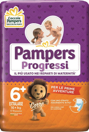 Pampers progressi xl 17pz