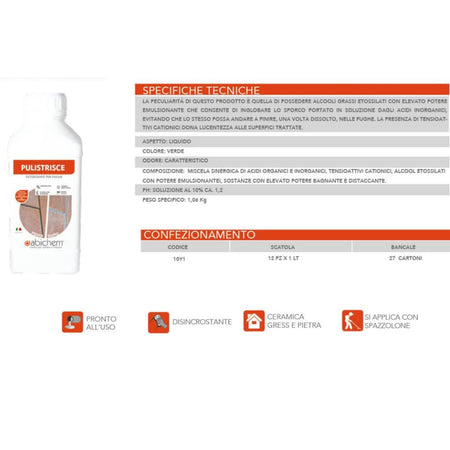 PULISTRISCE – Detergente per fughe pavimenti 1 L