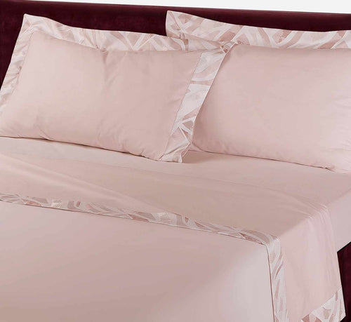 LUBIANA COLLEZIONE MON AMOUR ELEGANTE COMPLETO LENZUOLA MATRIMONIALE MISURA MAXI IN COTONE