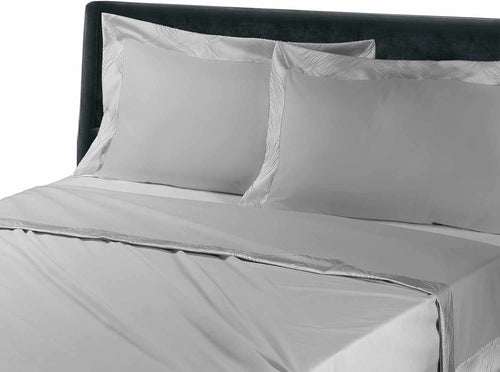 NAPOLI COLLEZIONE MON AMOUR ELEGANTE COMPLETO LENZUOLA MATRIMONIALE MISURA MAXI IN COTONE