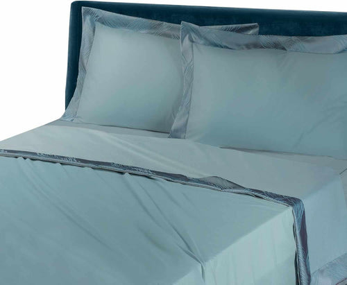 NAPOLI COLLEZIONE MON AMOUR ELEGANTE COMPLETO LENZUOLA MATRIMONIALE MISURA MAXI IN COTONE