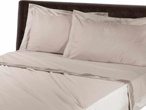 NAPOLI COLLEZIONE MON AMOUR ELEGANTE COMPLETO LENZUOLA MATRIMONIALE MISURA MAXI IN COTONE