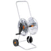 Carrello Avvolgitubo per Tubo Flessibile 50 m 1/2 o 35 m 3/4 in Acciaio