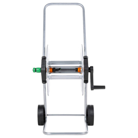 Carrello Avvolgitubo per Tubo Flessibile 50 m 1/2" o 35 m 3/4" in Acciaio