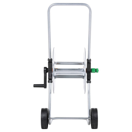 Carrello Avvolgitubo per Tubo Flessibile 50 m 1/2" o 35 m 3/4" in Acciaio