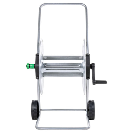 Carrello Avvolgitubo per Tubo Flessibile 80 m 1/2" o 50 m 3/4" in Acciaio