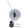 Carrello Avvolgitubo per Tubo Flessibile 80 m 1/2 o 50 m 3/4 in Acciaio