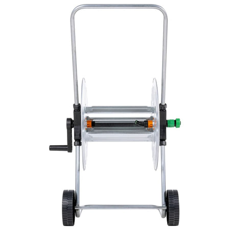 Carrello Avvolgitubo per Tubo Flessibile 80 m 1/2" o 50 m 3/4" in Acciaio