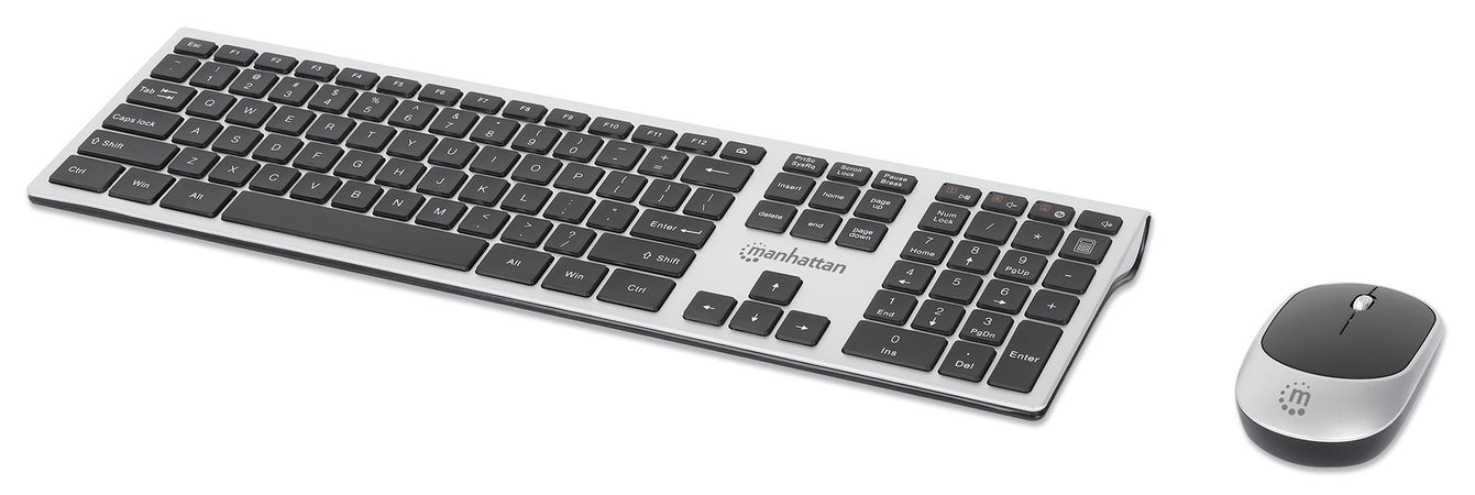 Kit Tastiera e Mouse 1200 Dpi Wireless, MWK7400