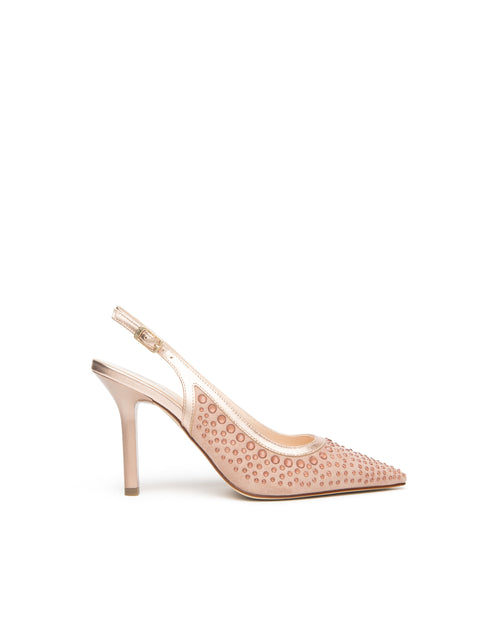 Nero Giardini slingback donna in velour col. phard E615431DE660
