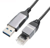 Cavo USB 3.0 Tipo A Maschio a Ethernet RJ45 Maschio 1m