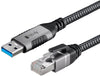 Cavo USB 3.0 Tipo A Maschio a Ethernet RJ45 Maschio 1m
