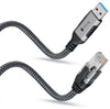 Cavo USB 3.0 Tipo A Maschio a Ethernet RJ45 Maschio 1m