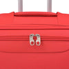 Set di Valigie Trolley 3 pezzi Morbide Tessuto Oxford rivestito in PVC Rosse