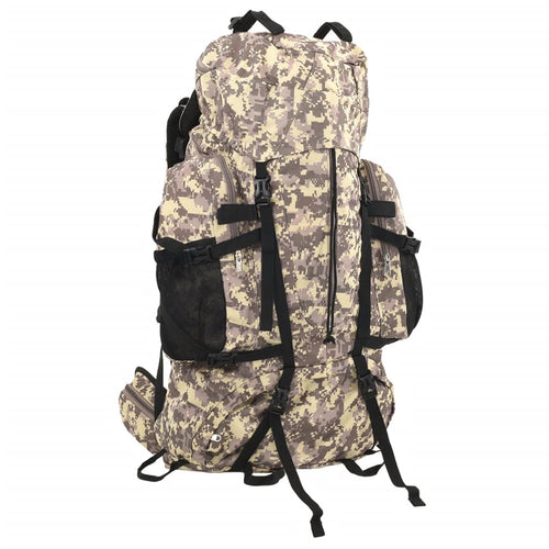 Zaino da Trekking Cammello Mimetico 80 L 40 x 20 x 78 cm Tessuto Oxford