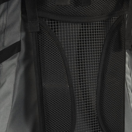 Zaino da Trekking Grigio 60 L in Tessuto Oxford