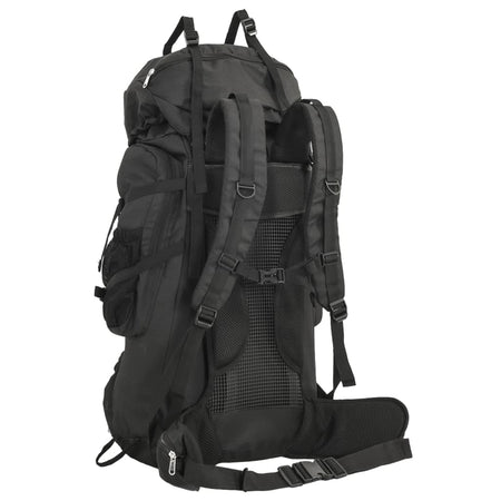 Zaino da Trekking Nero 60 L in 37 x 20 x 65 cm Tessuto Oxford