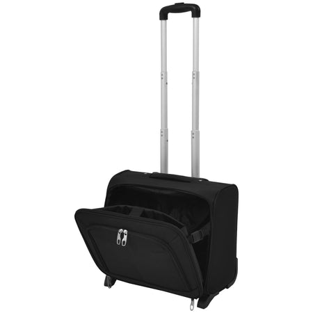Trolley Pilota   Tessuto con Rivestimento 43 x 24 x 39 cm Nero