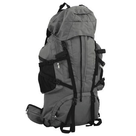 Zaino da Trekking Grigio 80 L in Tessuto Oxford  40 x 20 x 78 cm