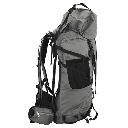 Zaino da Trekking Grigio 80 L in Tessuto Oxford  40 x 20 x 78 cm
