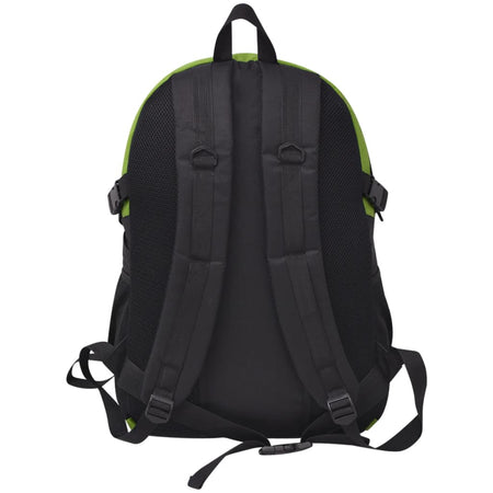 Zaino da Trekking Idrorepellente Design Versatile 40 L 32x22x 53 cm Nero e Verde